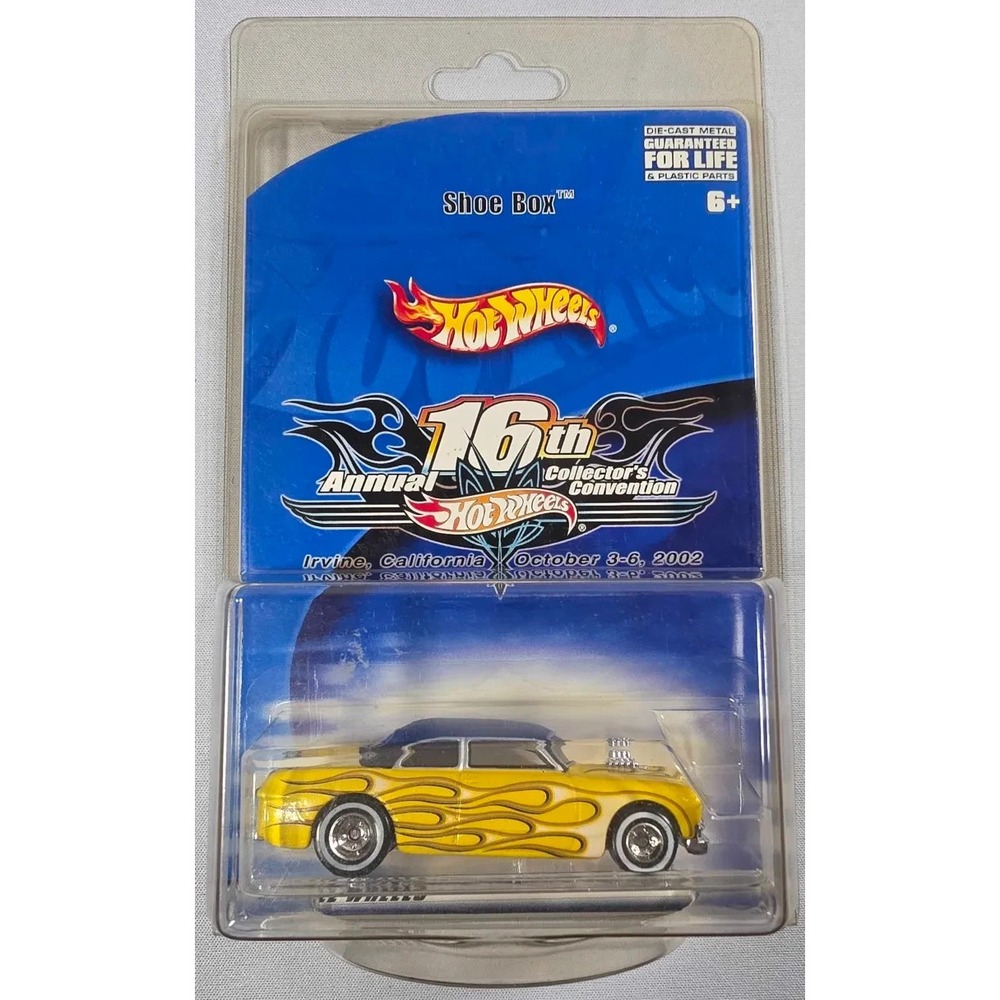HOT WHEELS 2002 16th ANNUAL COLLECTORS CONVENTION SHOE BOX 1 OF ONLY 4000